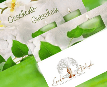 Geschenkgutschein mit Logo